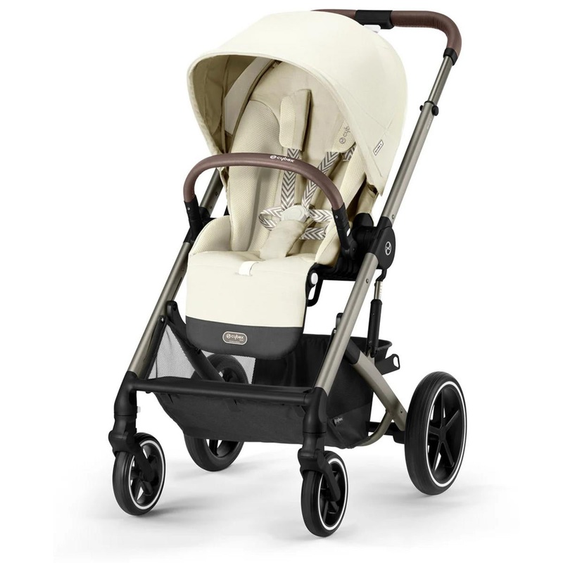Cybex OPEN BOX Balios S Lux 2 Stroller – Taupe Frame / Seashell Beige
