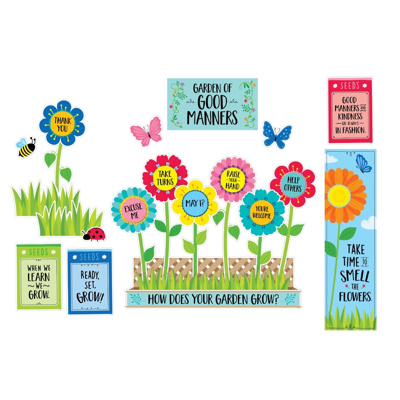 Garden of Good Manners  Mini Bulletin Boards