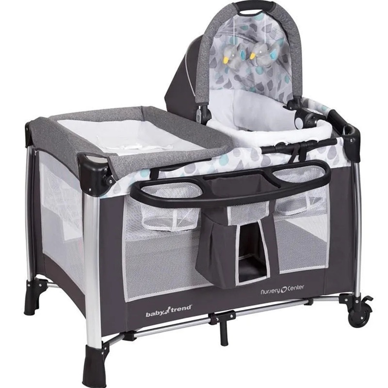 Go Lite ELX 5-in-1 Nursery Center – Drip Drop Blue