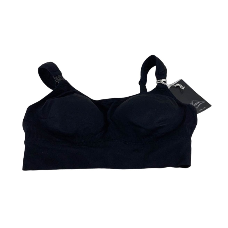Momcozy All-in-one Super Flexible Pumping Bra, Medium, Black