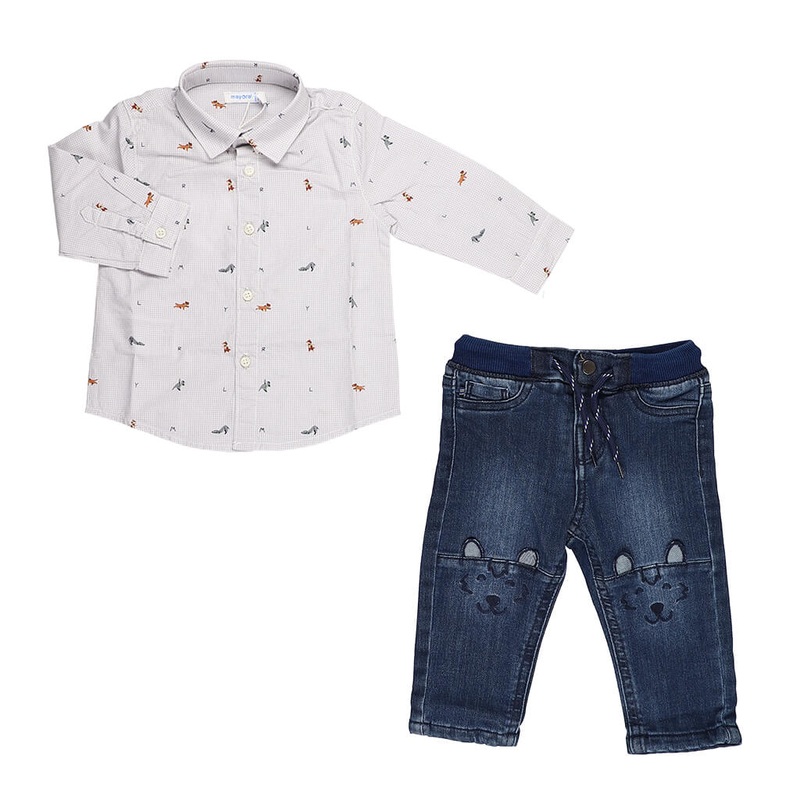 MYL Long Sleeve Polo & Pants Set