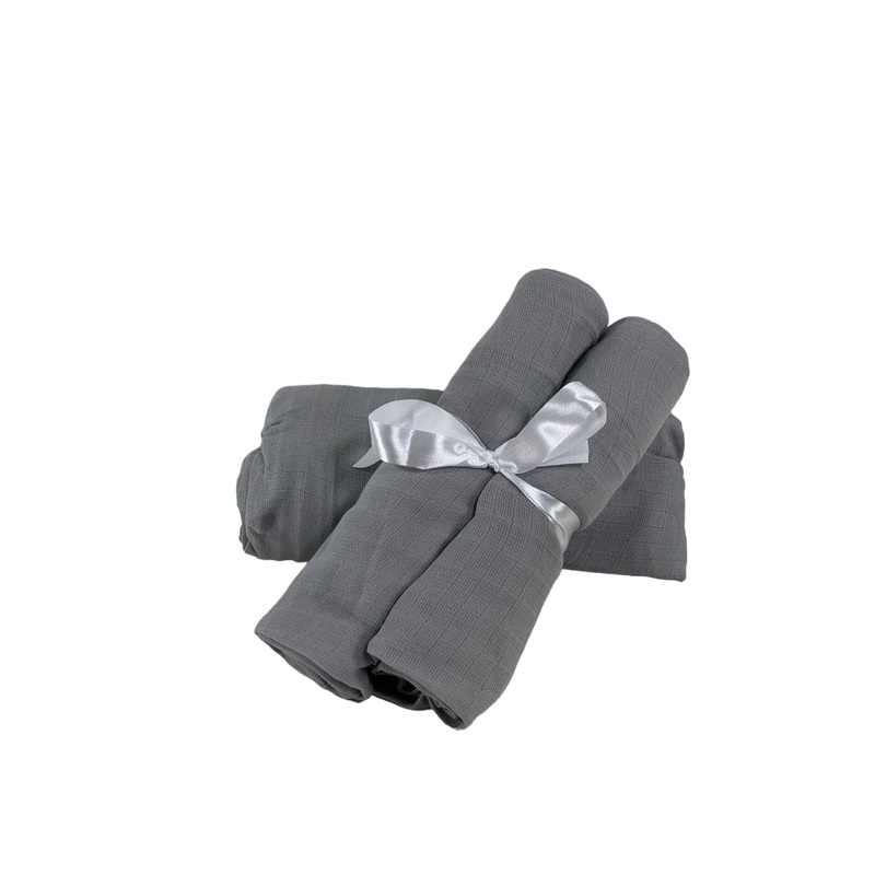 Newton 2 Pack Crib Sheets, Twilight Grey