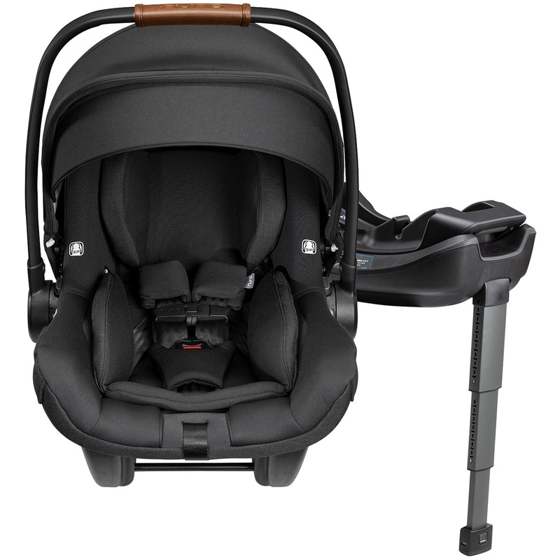 Nuna PIPA Lite RX Lightweight Infant Car Seat with Load Leg – Caviar