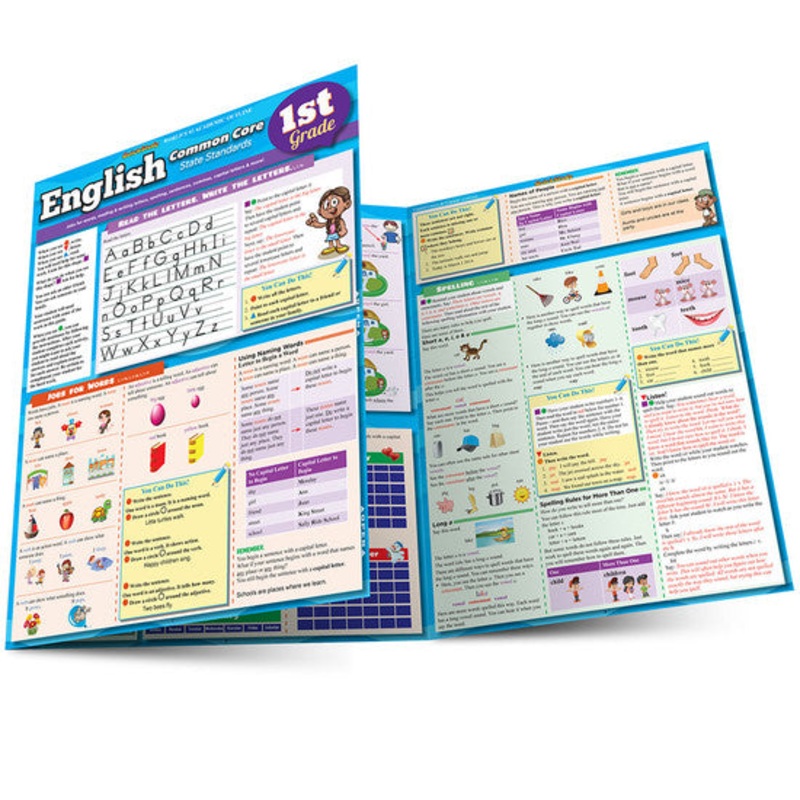 QuickStudy | English: Common Core for 1st Grade Laminated Study Guide