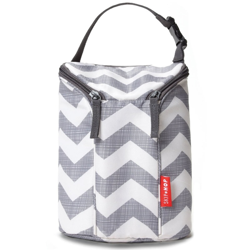 Skip Hop Grab & Go Double Bottle Bag – Chevron