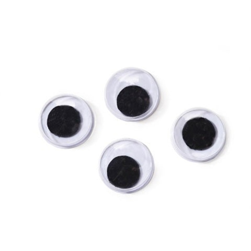Black Paste On Eyes, 15mm