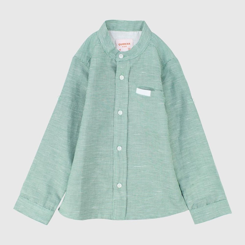 Checkered Long-Sleeved Shirt