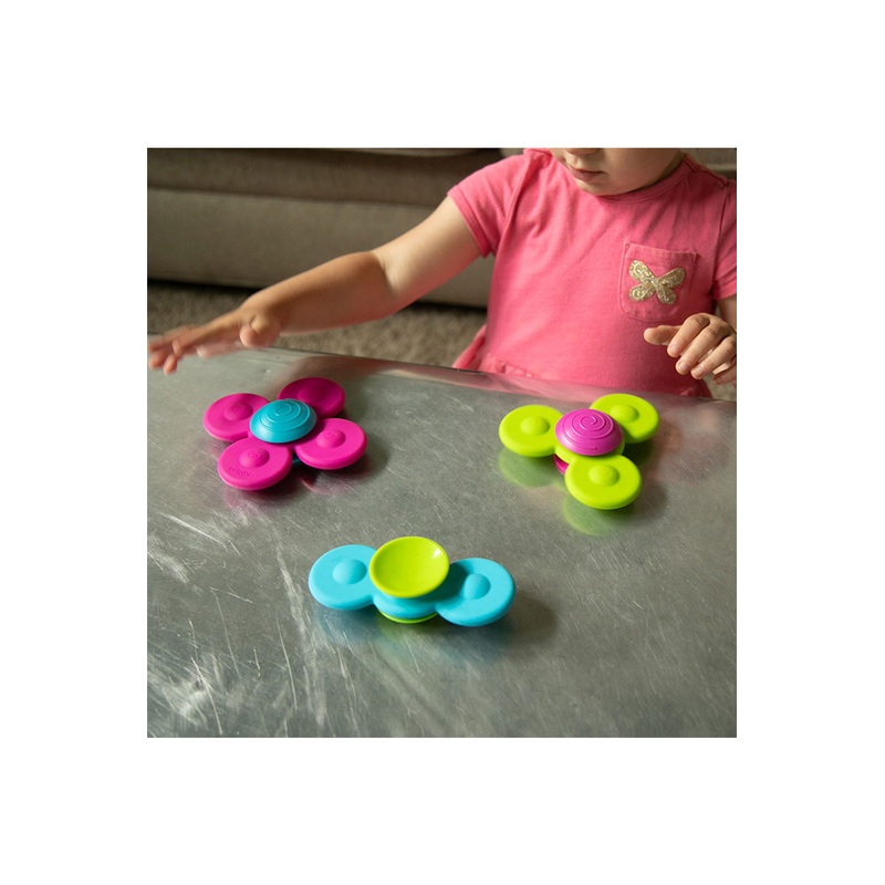 Fat Brain Toys Whirly Squigz Fun Little Spinners