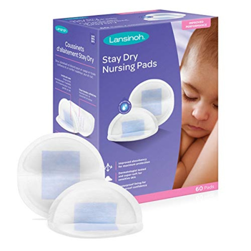 Lansinoh Stay Dry Disposable Nursing Pads, 200 count