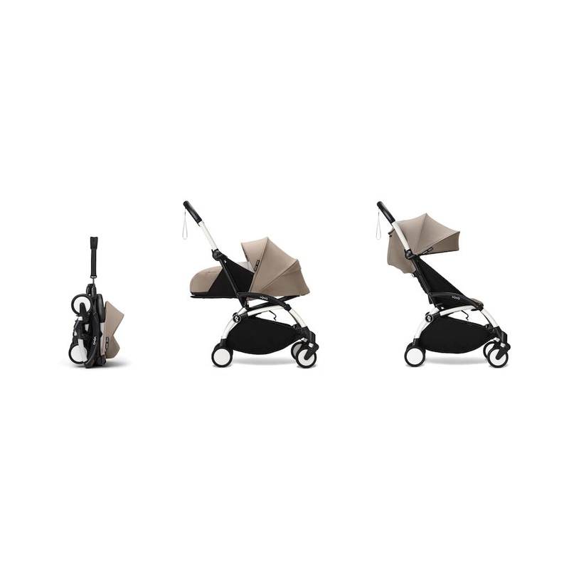 Stokke YOYO3 Complete Bundle: Stroller Frame, 0+ Newborn Pack and 6+ Color Pack