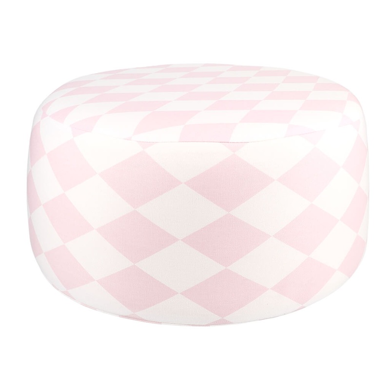 Stool Rhombus Soft Pink