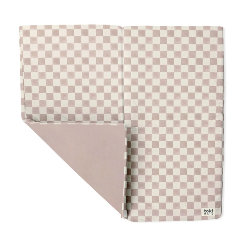 Toki Kids Standard Padded Play Mat 40″ x 40″, Checker Gumdrop