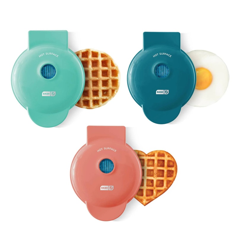 3 Piece Mini Set- Griddle, Waffle Maker, and Heart Waffle Maker