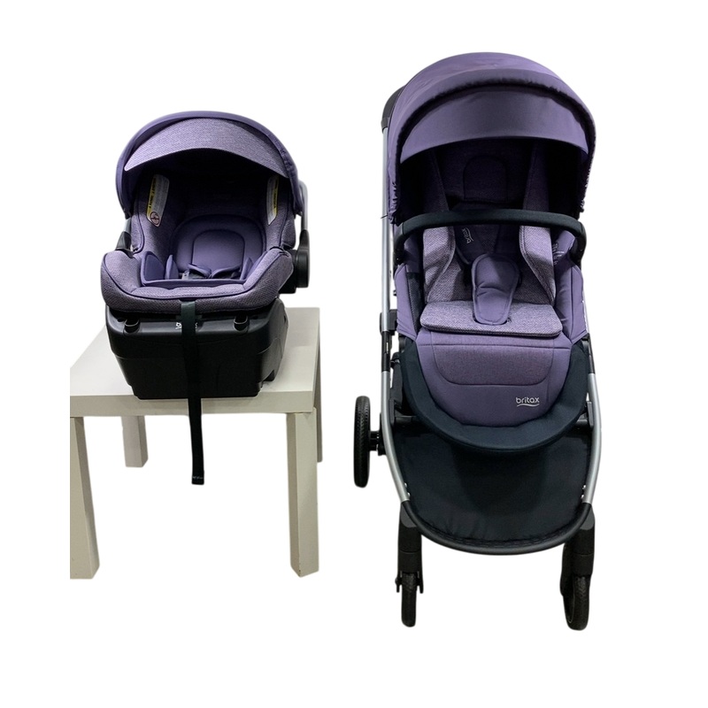 Britax Willow Grove SC Baby Travel System, 2024, Pindot Iris