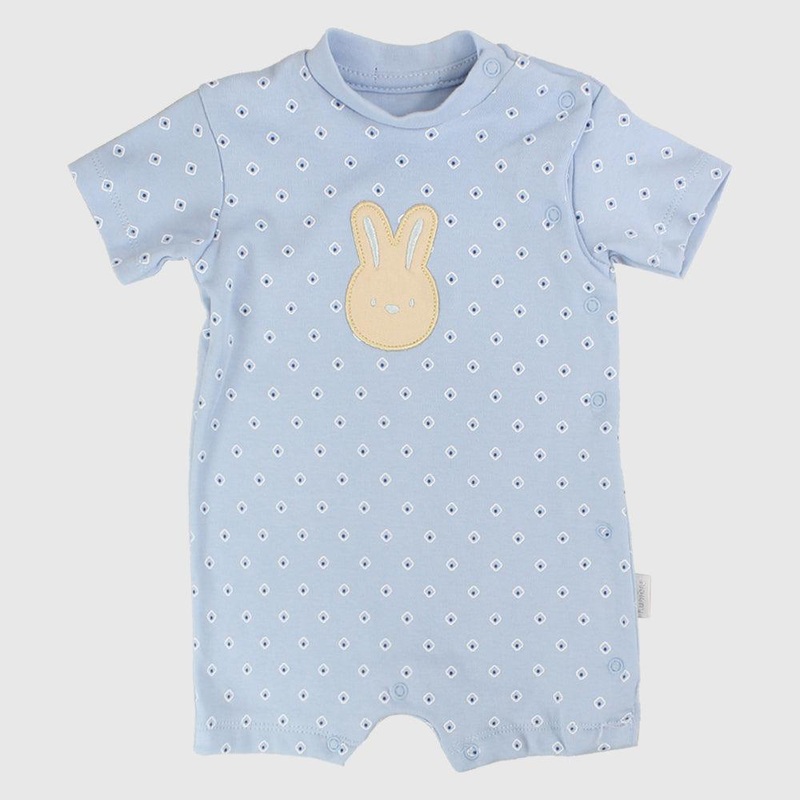 Bunny Head Short-Sleeved Romper