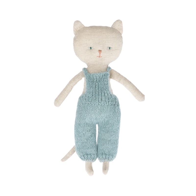 Maileg Kitten In Overalls – Dark Nature