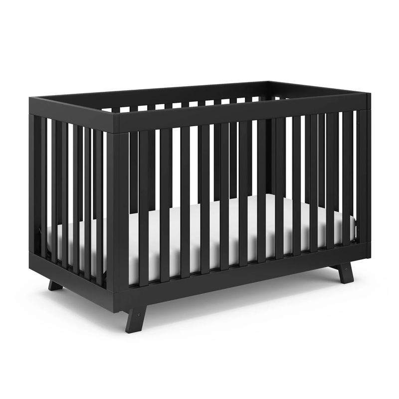 Beckett 3-in-1 Convertible Crib – Black