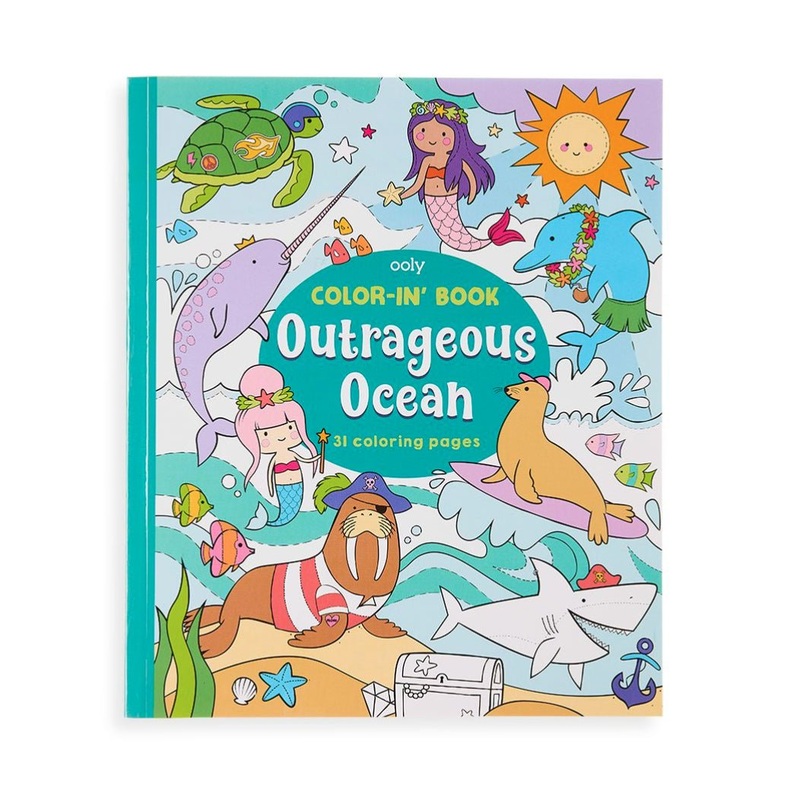Color-in’ Book: Outrageous Ocean