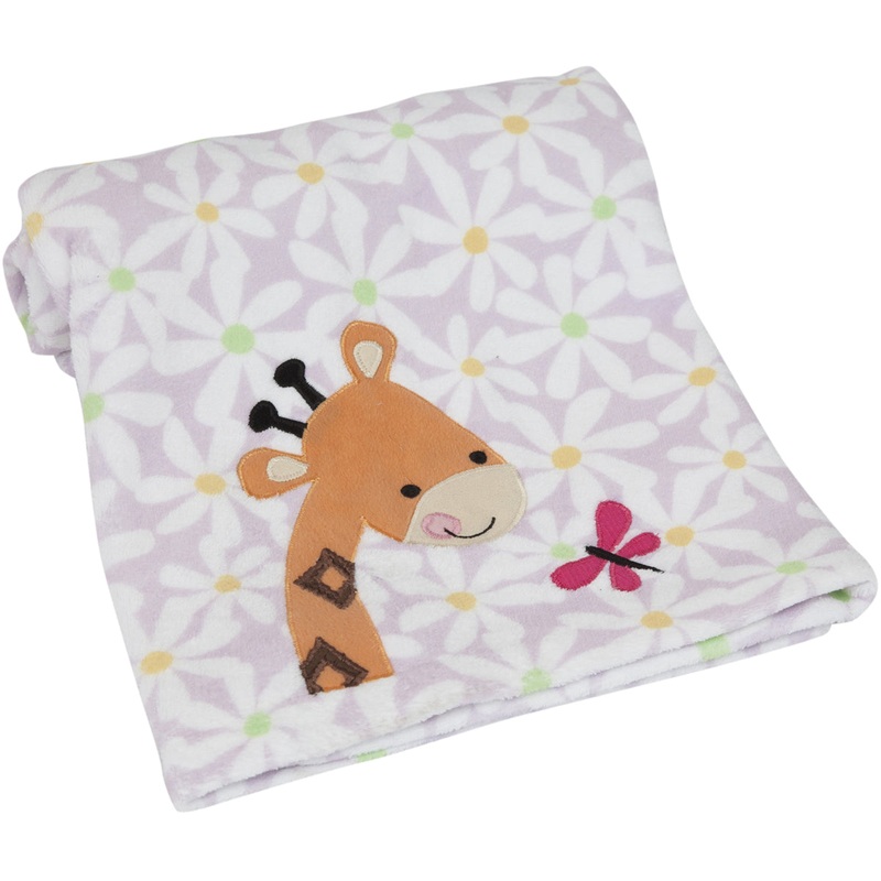 Lambs & Ivy Ladybug Jungle Blanket