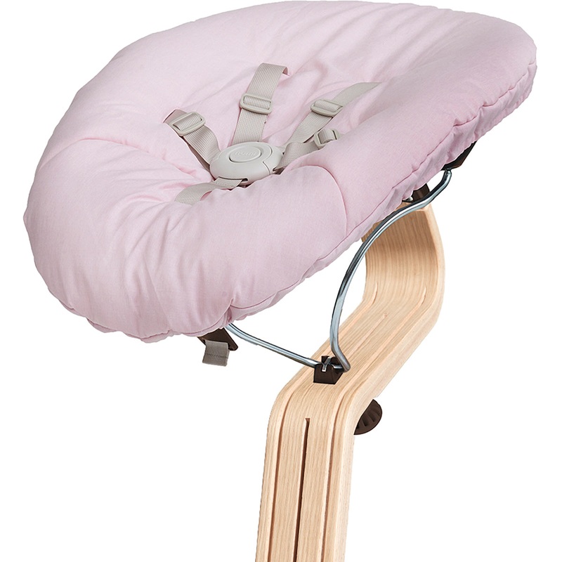 Nomi Baby Base 2.0 Bouncer – Coffee with Pink Cushion