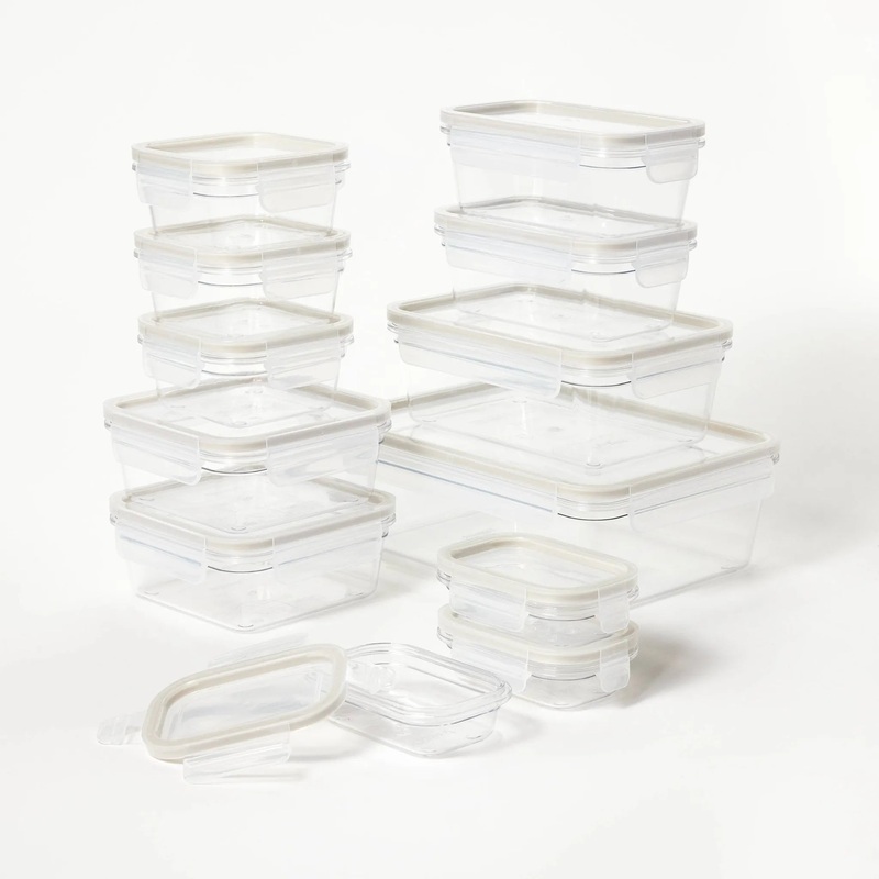 24pc Tritan Food Storage Container Set with Lids (See Description)