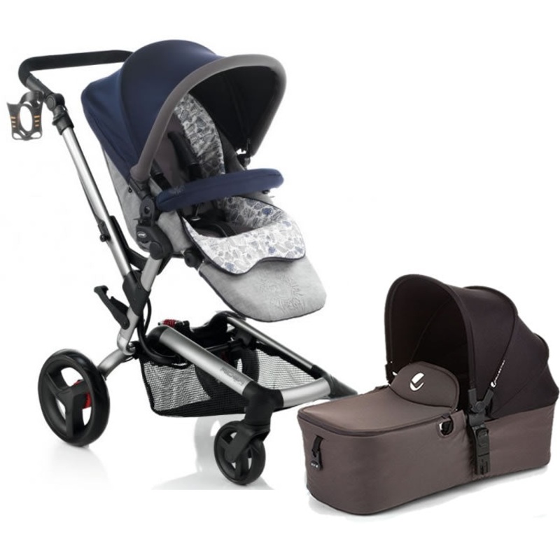 Jane Rider Stroller & Micro Bassinet – Blue Moon