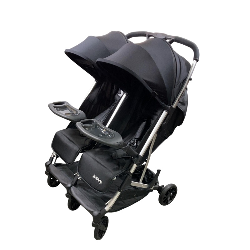 Joovy Kooper X2 Double Stroller, Black, 2024