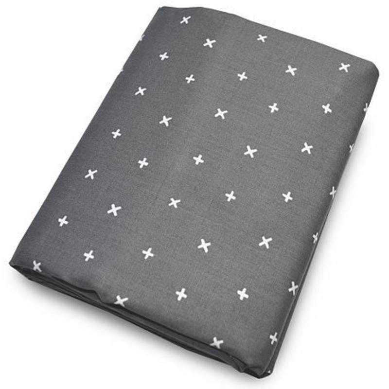 Olli + Lime Crib Sheet – XX Charcoal