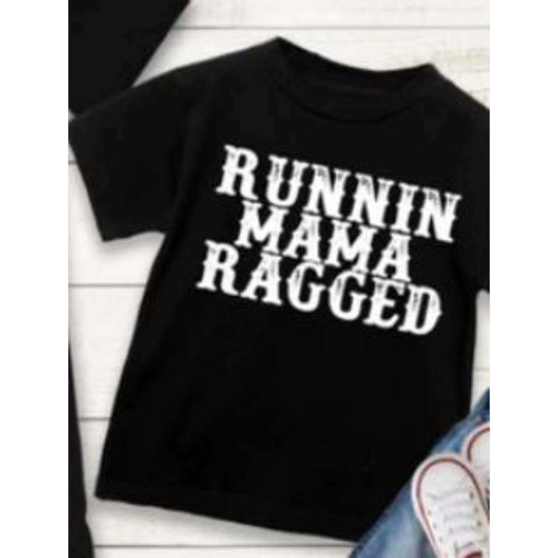 Running Mama Ragged T-Shirt