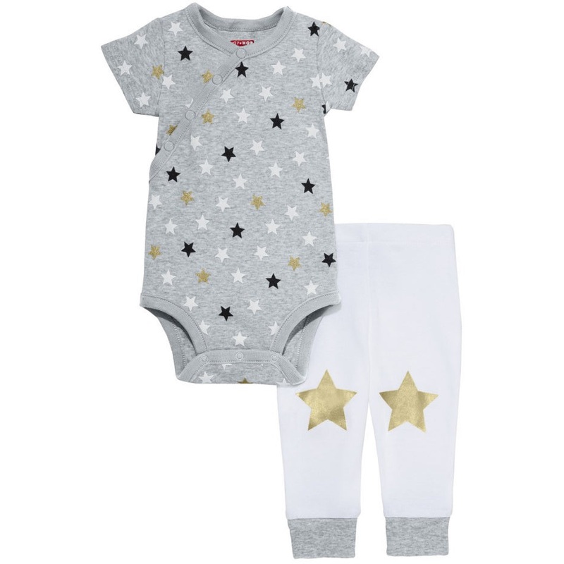 Skip Hop Star-Struck Short Sleeve Bodysuit & Pant Set – Stars (3 Months)