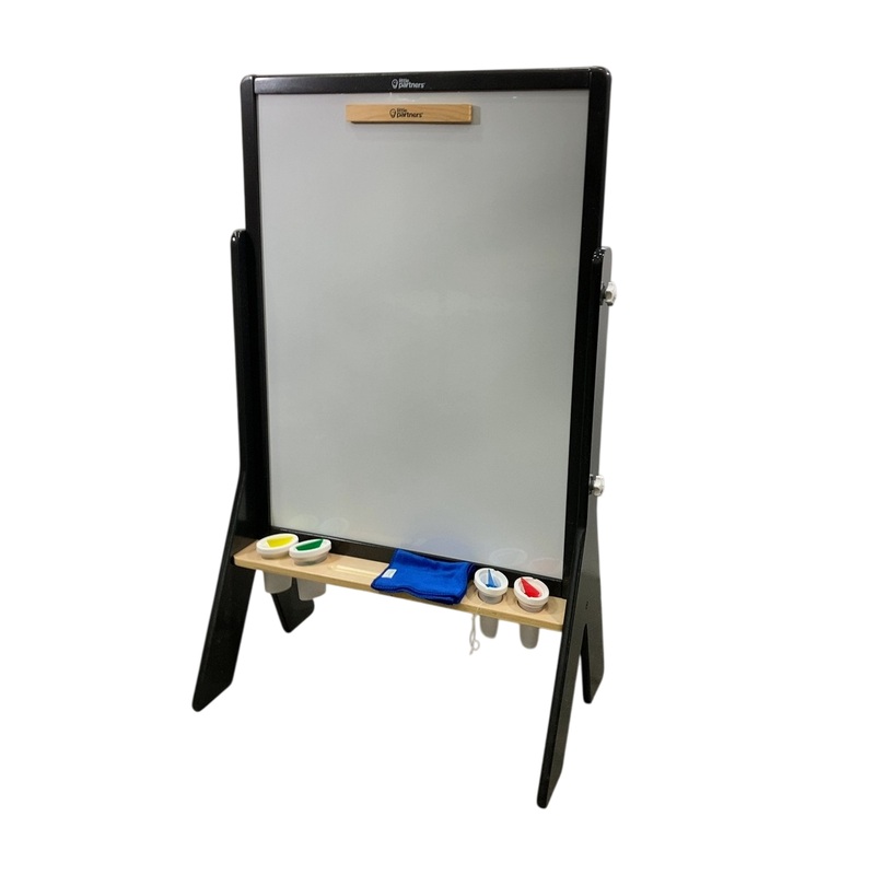 Little Partners Contempo Art Toddler Easel, Black