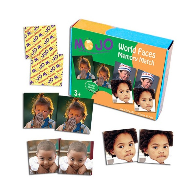 World Faces Memory Match