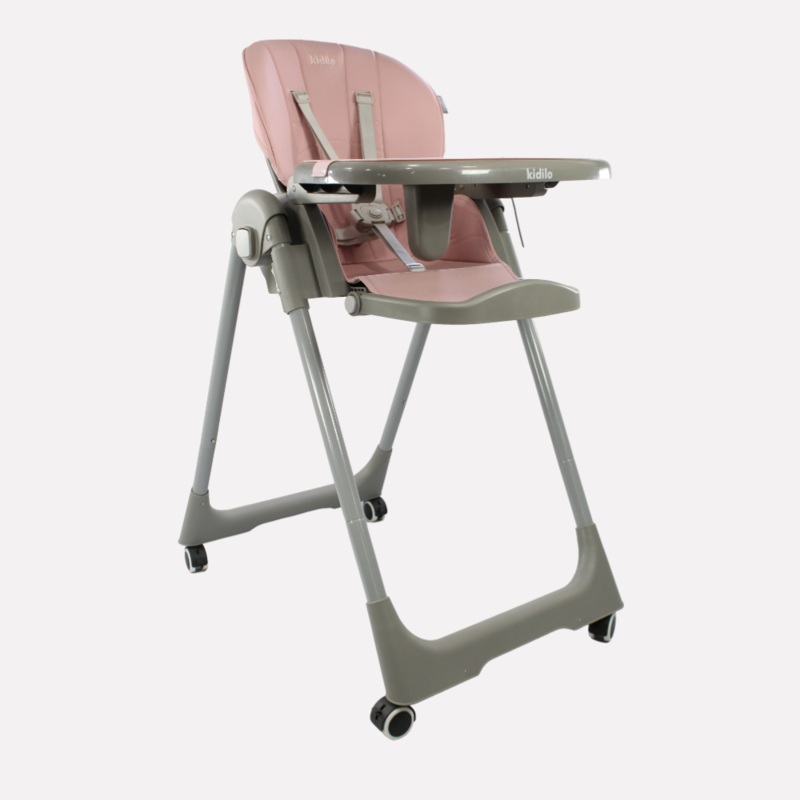 Kidilo Feeding Dining Leather Chair 2 Levels and Moving Back