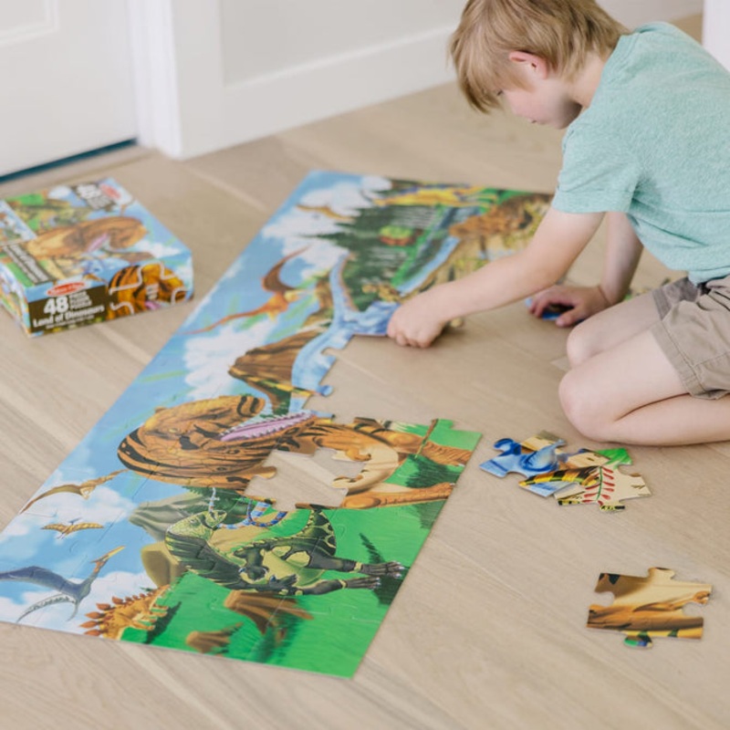 Land of Dinosaurs Floor Puzzle – 48 Pieces