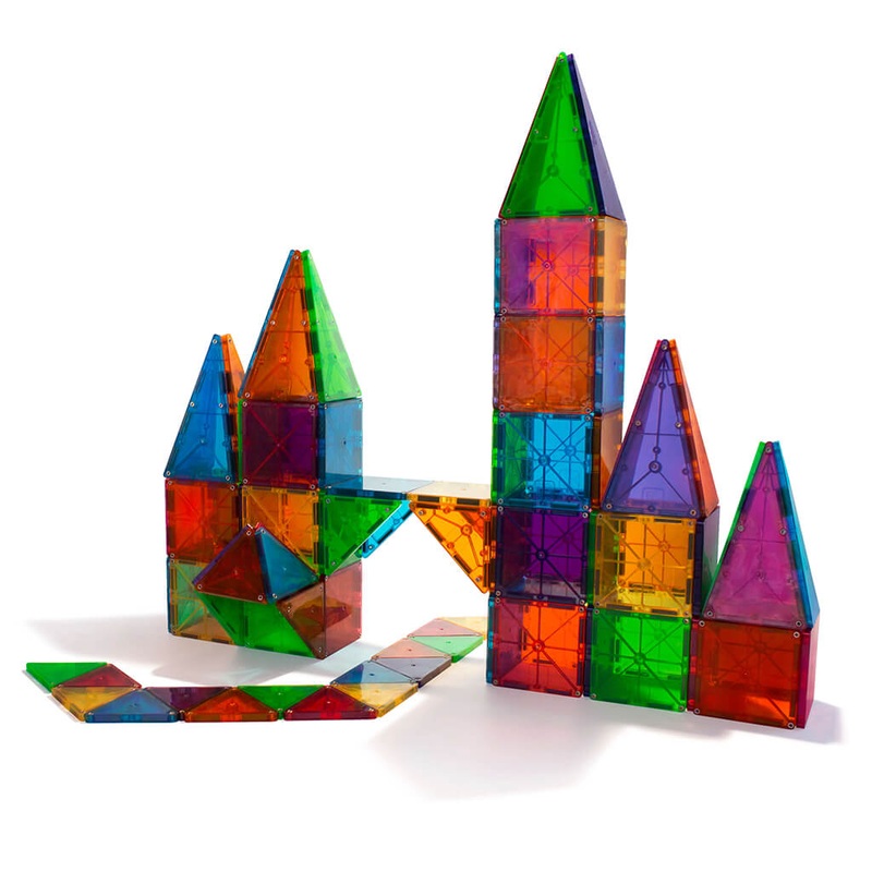 Magna-Tiles Classic Clear Colors 100 Pieces