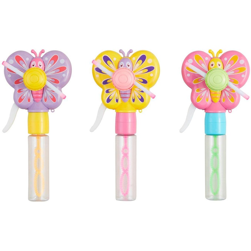 Mud Pie Light-Up Butterfly Bubble Fans