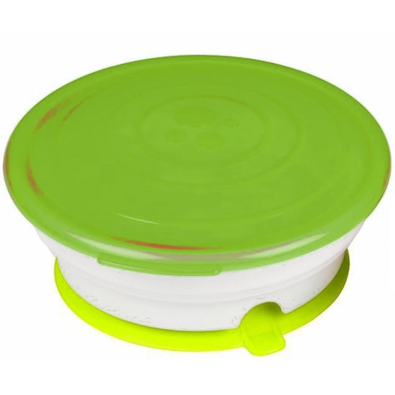 Sassy EZ Scoop Toddler Feeding Bowl in Green