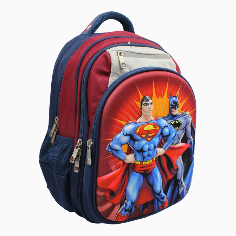 Superman & Batman Trolley Bag  15 Inches