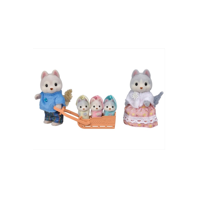 Calico Critters Husky Family