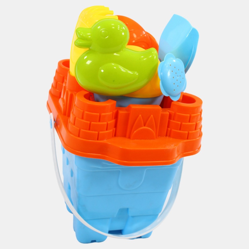 Castle Beach Bucket  Baby Blue