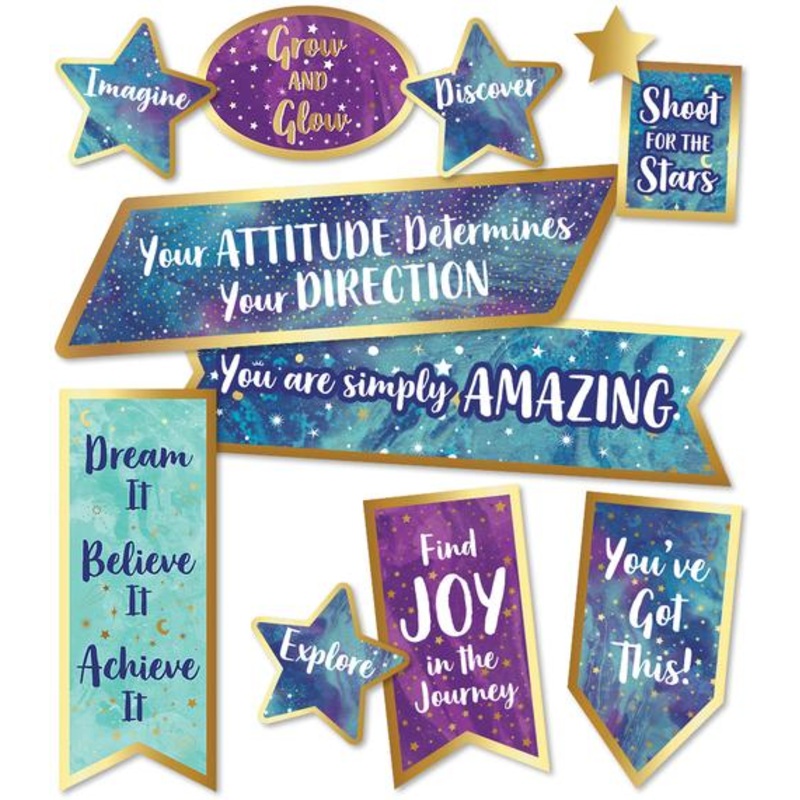 Motivational Signs Mini Bulletin Board Set