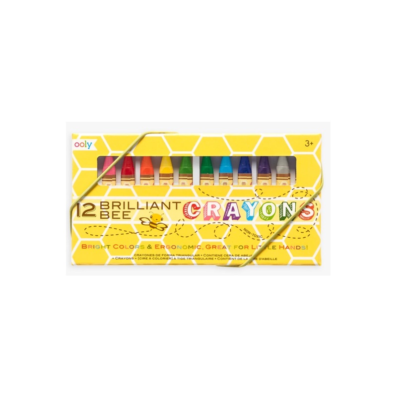 Ooly Brilliant Bee Crayons Set of 12