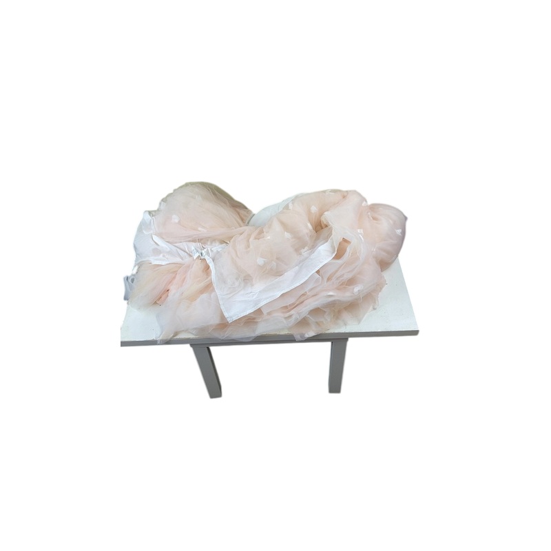Pottery Barn Kids Monique Lhuillier Blush Pink Ethereal Bed Skirt