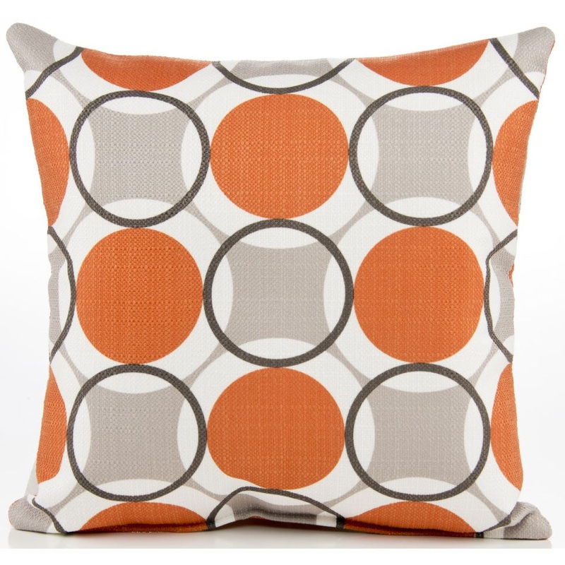 Sweet Potato Echo Throw Pillow – Circle Print