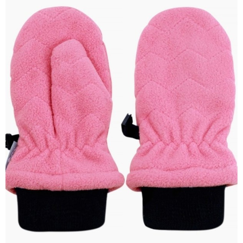 Watermelon Pink | Fleece Mittens