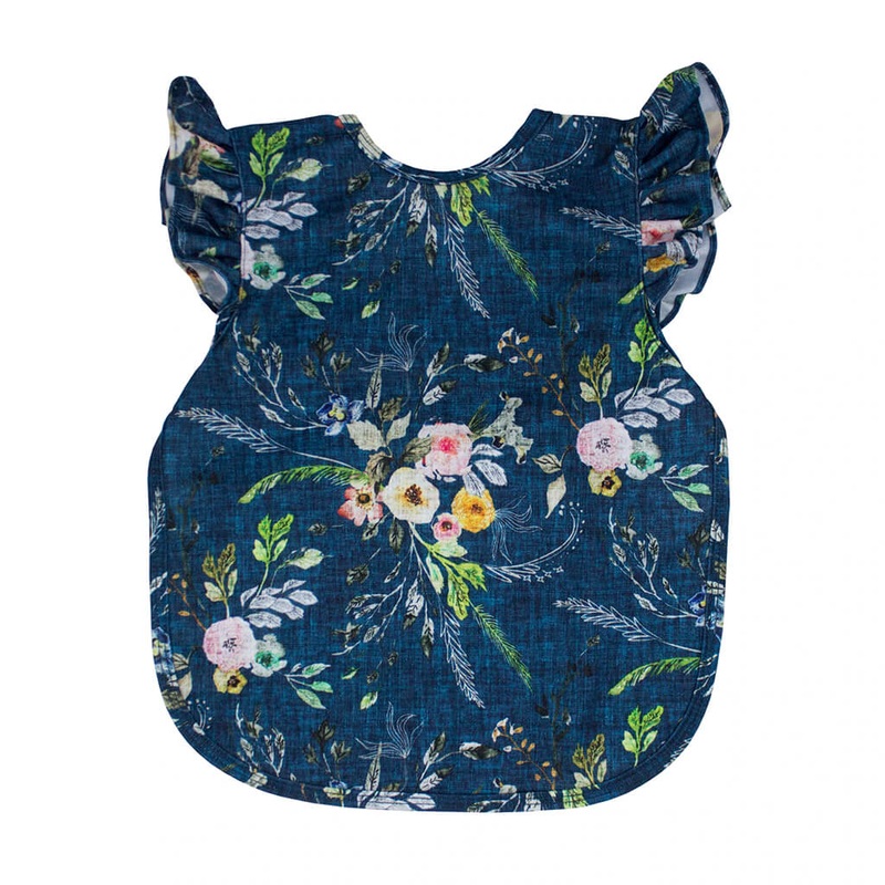 Flutter Bib Apron Boho Floral
