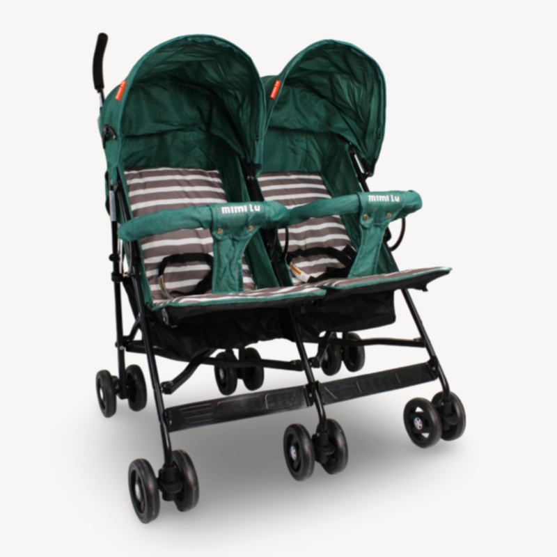 Foldable Twins Baby Stroller  Comfort and Convenience for Two