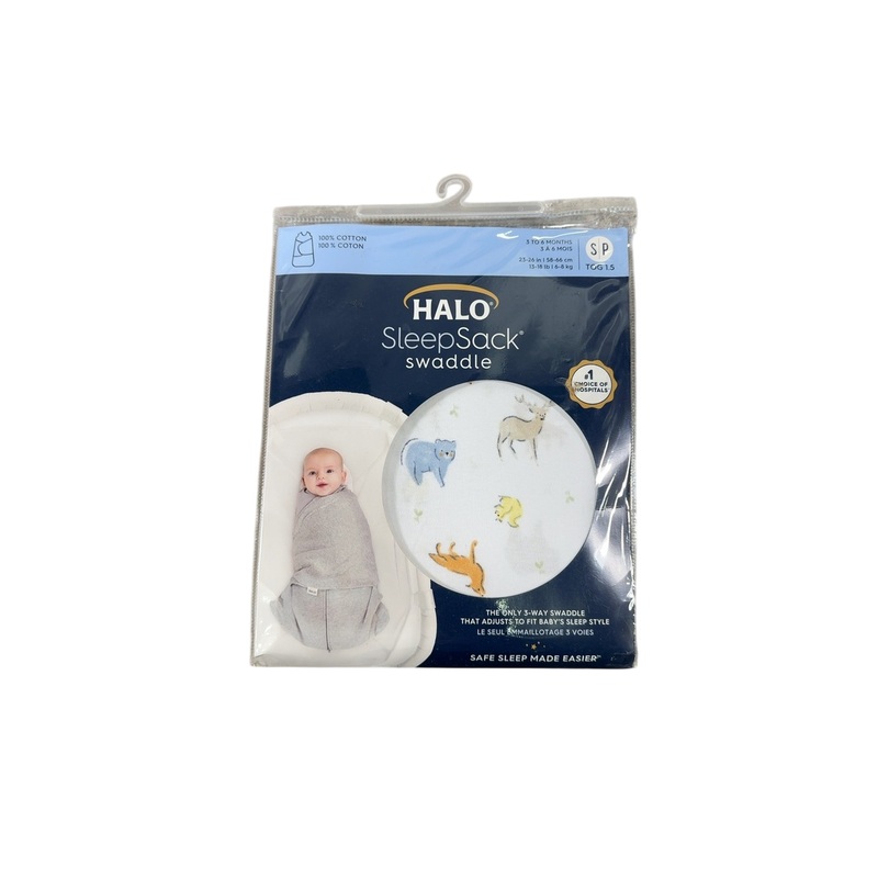 Halo Cotton Sleepsack, Small, Forest Friends