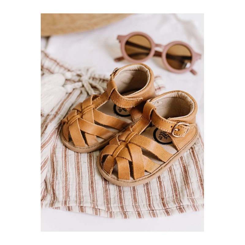 Little Love Bug Closed Toe Sandal – Desert Sand