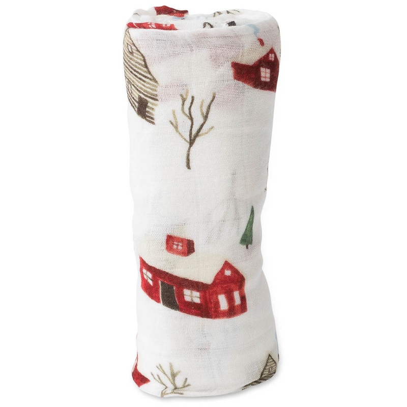 Little Unicorn Deluxe Muslin Swaddle – Winter Village